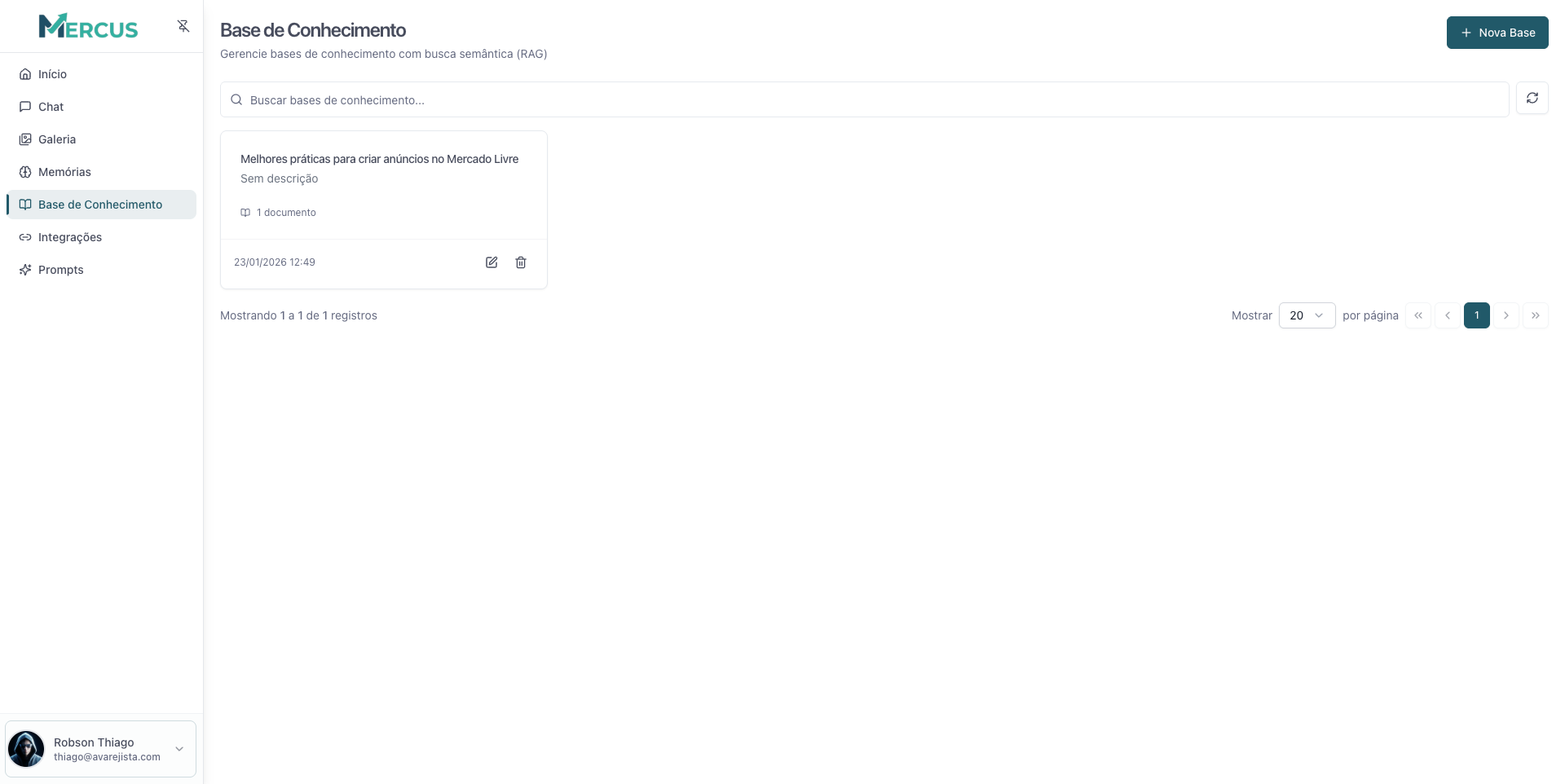 Base de Conhecimento do Mercus